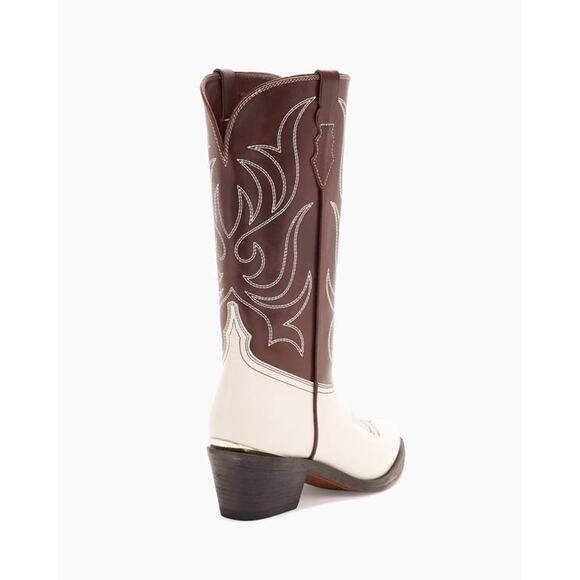 *** Not Available *** Leather Western Boot in Bruciato Crema - Picture 5 of 7